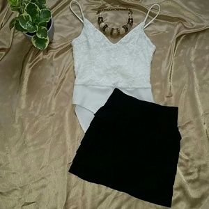 Soft flouncy mini skirt